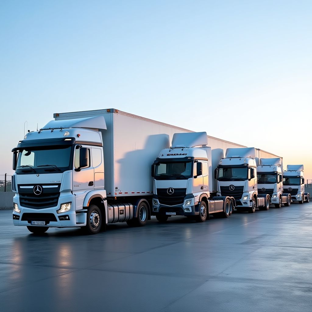 Flota de camiones de EAGLE CARGO
